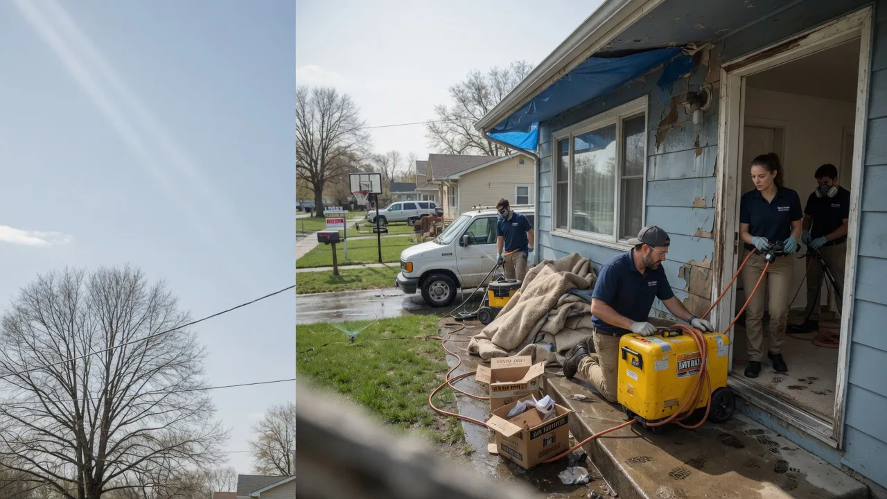 Basement Flood Cleanup in West Lebanon, IN near me
